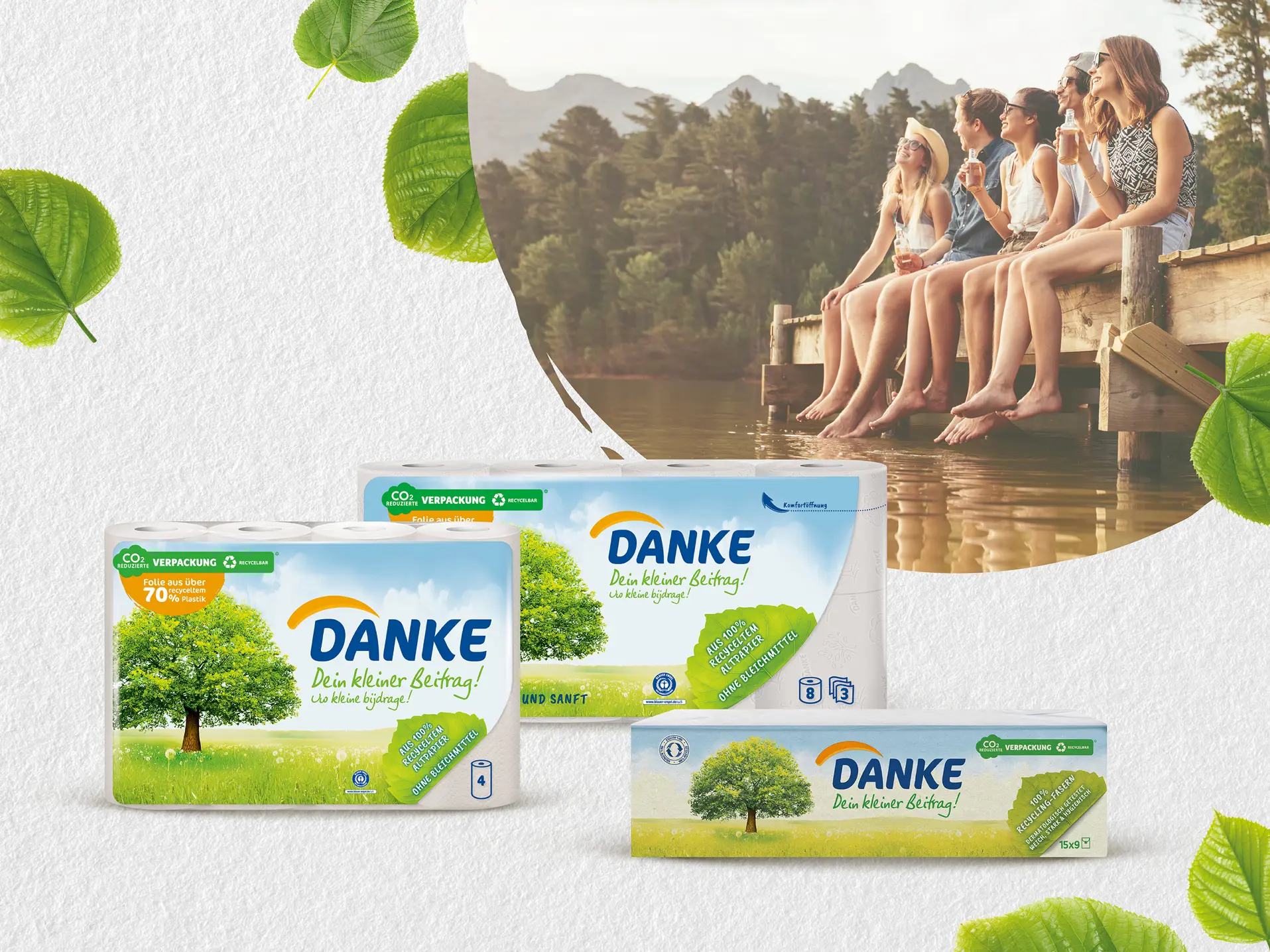 100% RECYCLING. WEIL DIE UMWELT ZÄHLT.